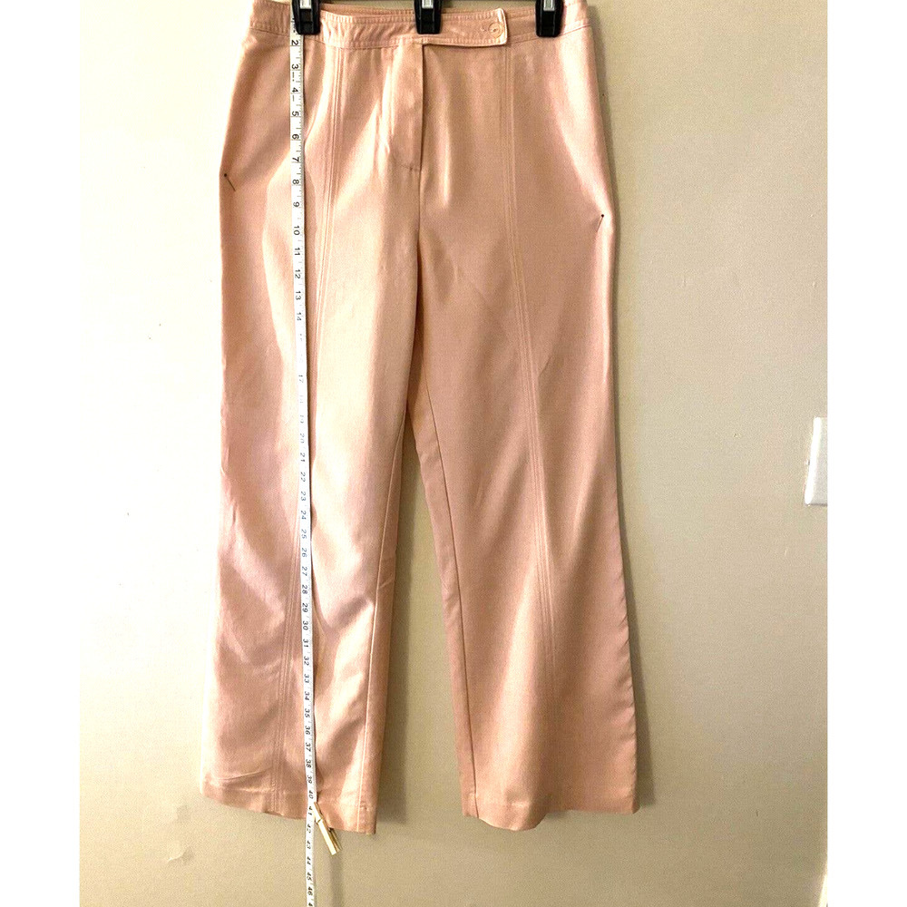 Women’s Chadwick’s Size 10 Pink Slacks Trousers Pants Flare Leg